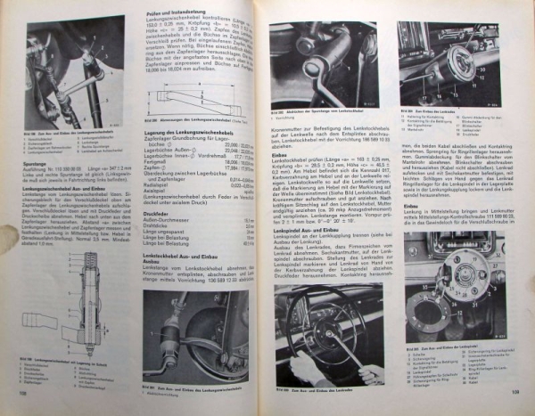 Bucheli "Mercedes-Benz 200 D/190 Dc" Reparaturanleitung 1967 Band 154 (3787)